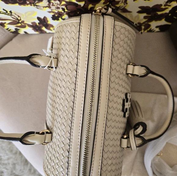 💫Tory Burch: Thea Woven  Satchel Crossbody Bag - Picture 4 of 13